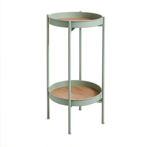 Small Double Side Table in Green