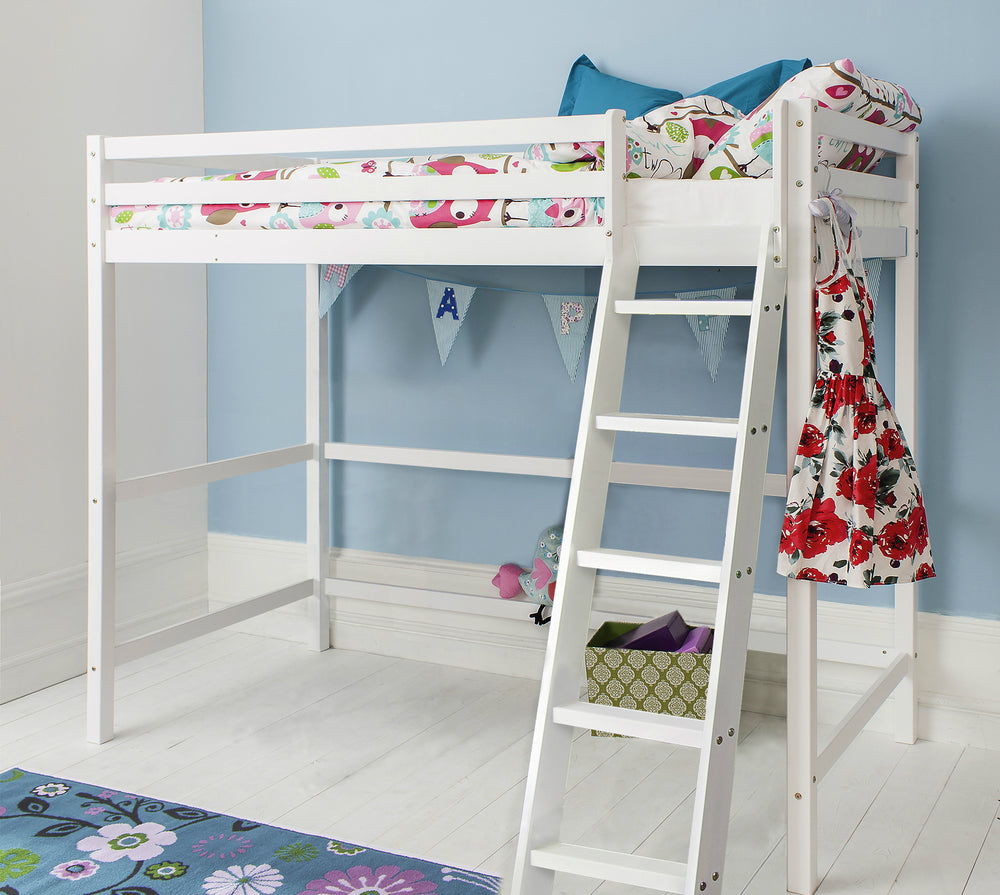 White High Sleeper Cabin Bed