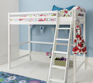 White High Sleeper Cabin Bed