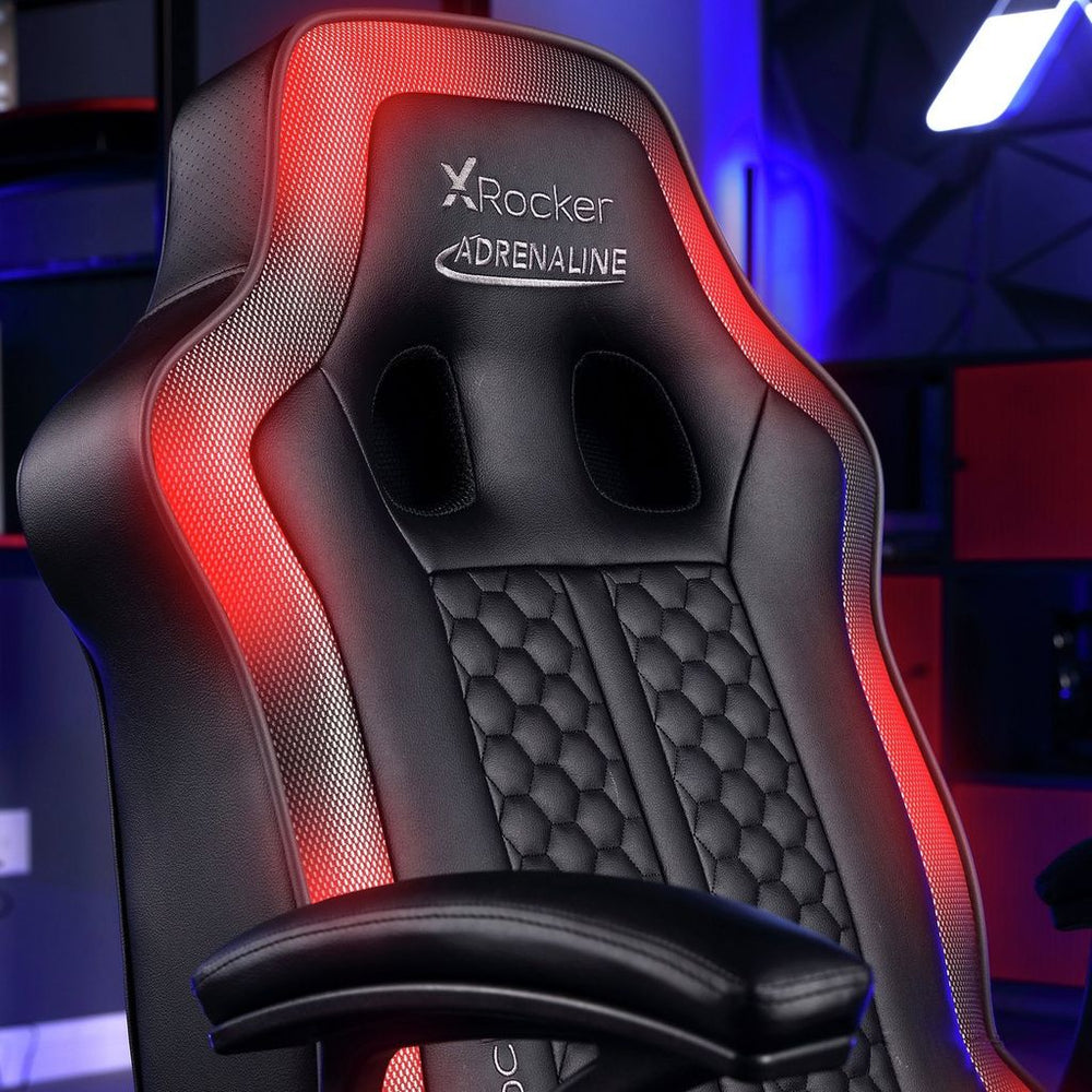X Rocker Adrenaline RGB Stereo Gaming chair with LED Light 15799299