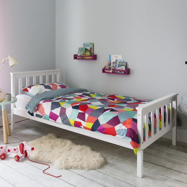 Dorset Single Bed - White