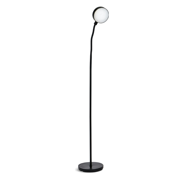 Habitat Mopsa Rechargeable LED Reading Floor Lamp - Black 14490056