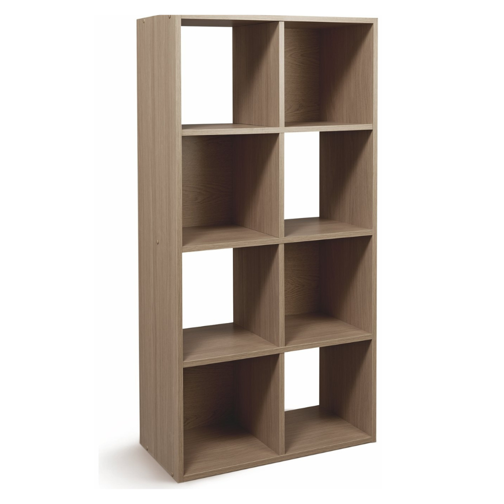 8 Cube Storage Unit - Oak Effect 17160998
