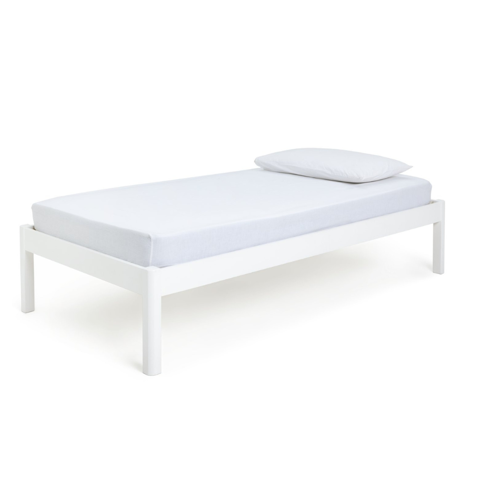 Habitat Odin Single Platform Bed Frame - White 11403314