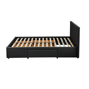 Lavendon 4 Drawer Double Bed Frame - Black 19444296
