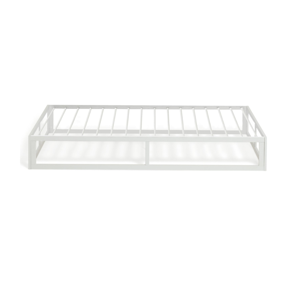 Platform Single Metal Bed Frame - White 11997789