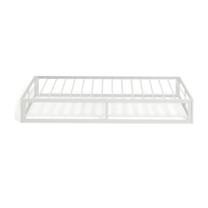 Platform Single Metal Bed Frame - White 11997789