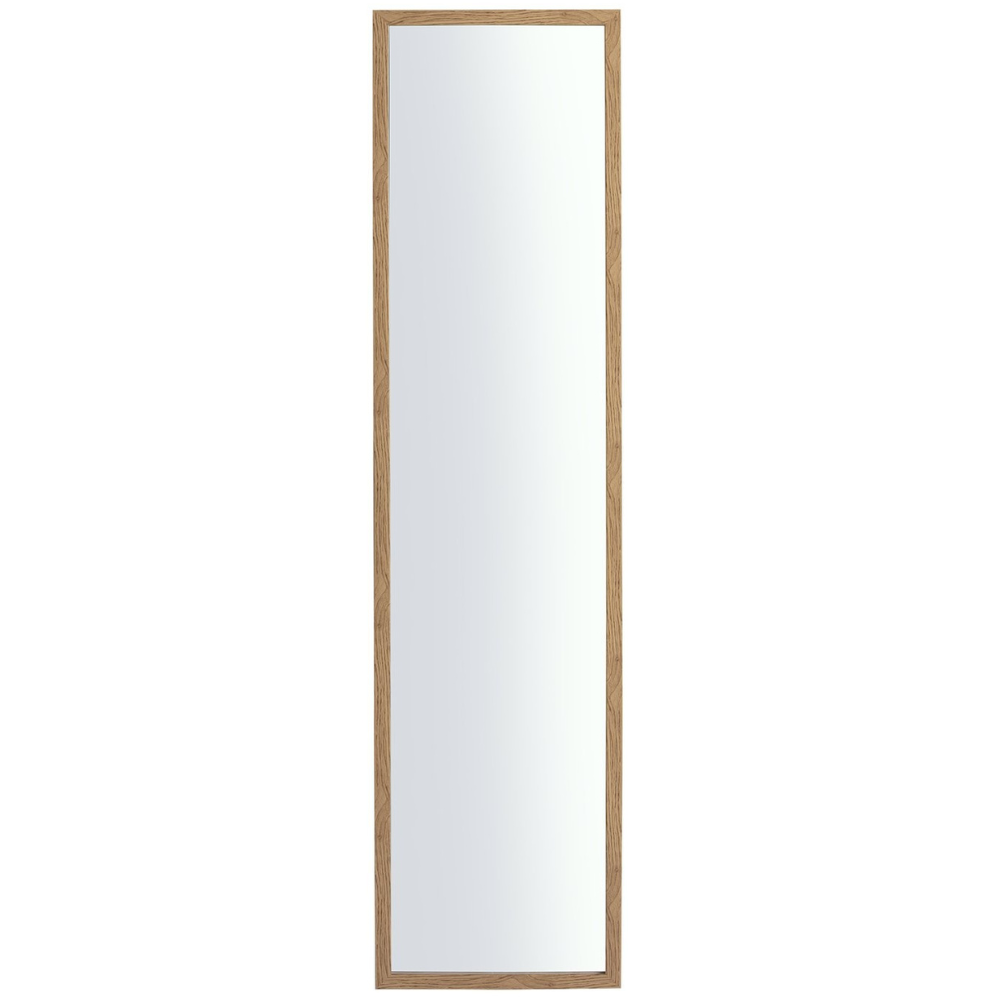 Home Essentials Oak Full Length Wall Mirror -120x30cm 17956724