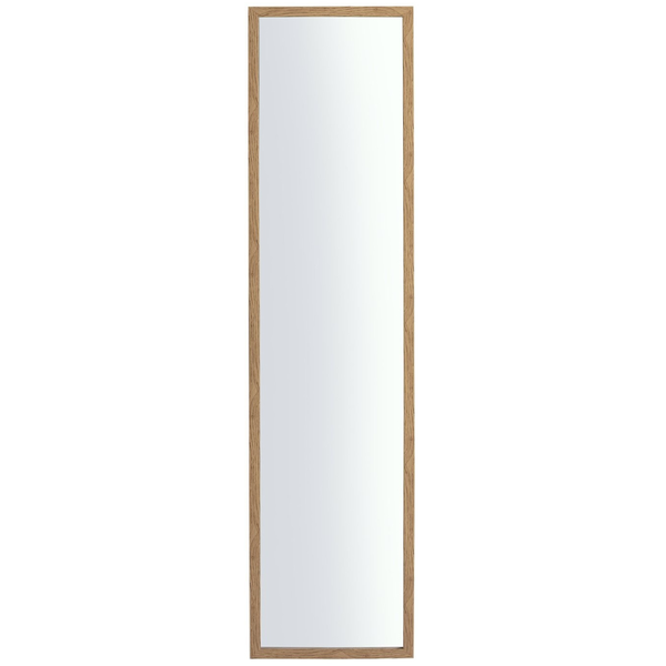 Home Essentials Oak Full Length Wall Mirror -120x30cm 17956724
