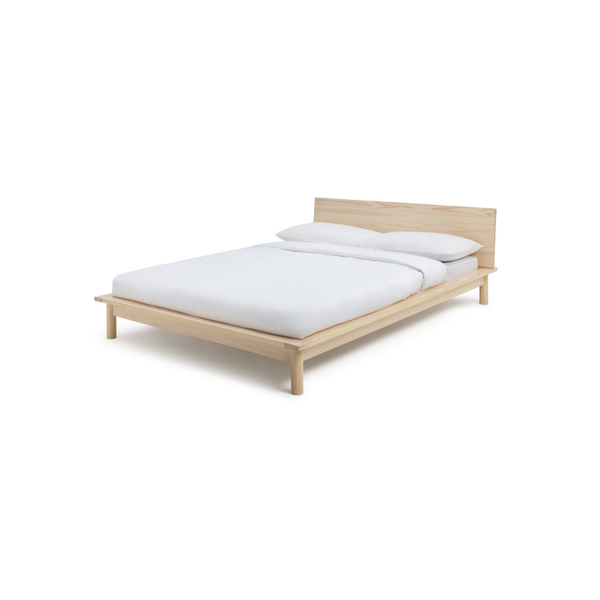 Habitat Akio Double Wooden Platform Bed Frame - Natural 12010012