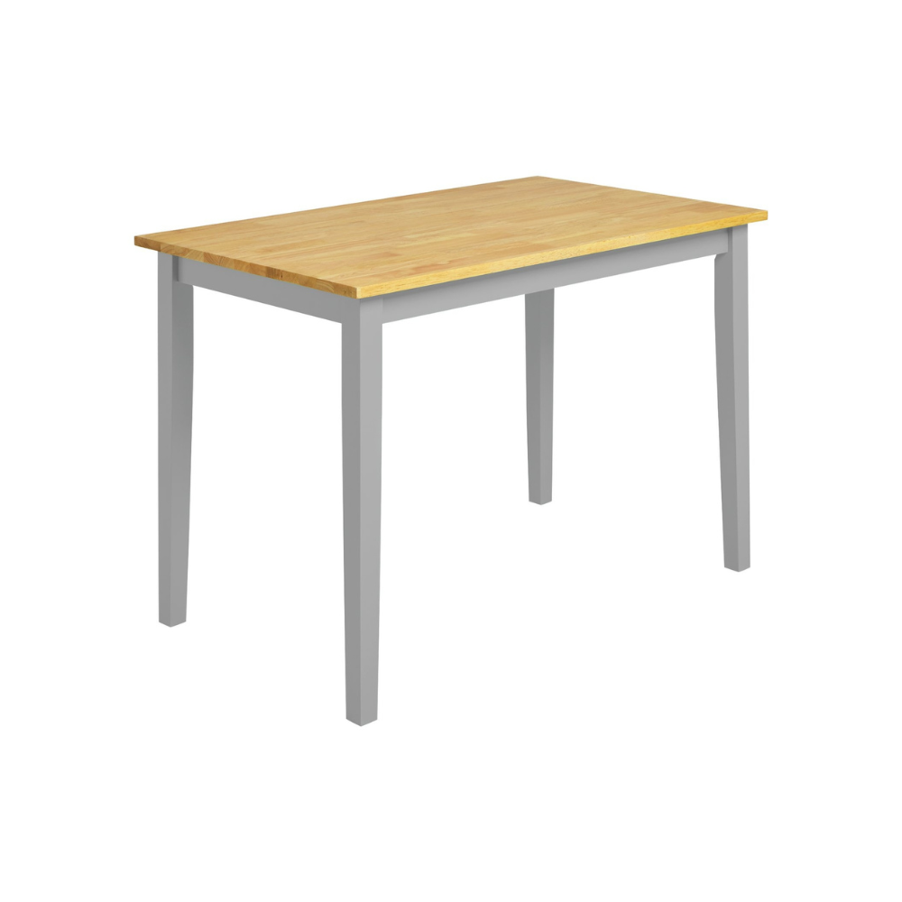 Chicago Wooden 4 Seater Dining Table - Grey 17696345