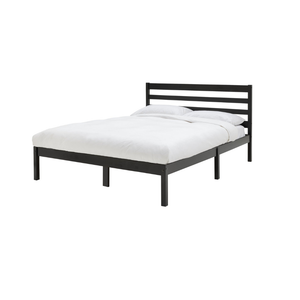 Kaycie Double Wooden Bed Frame - Black 14337779