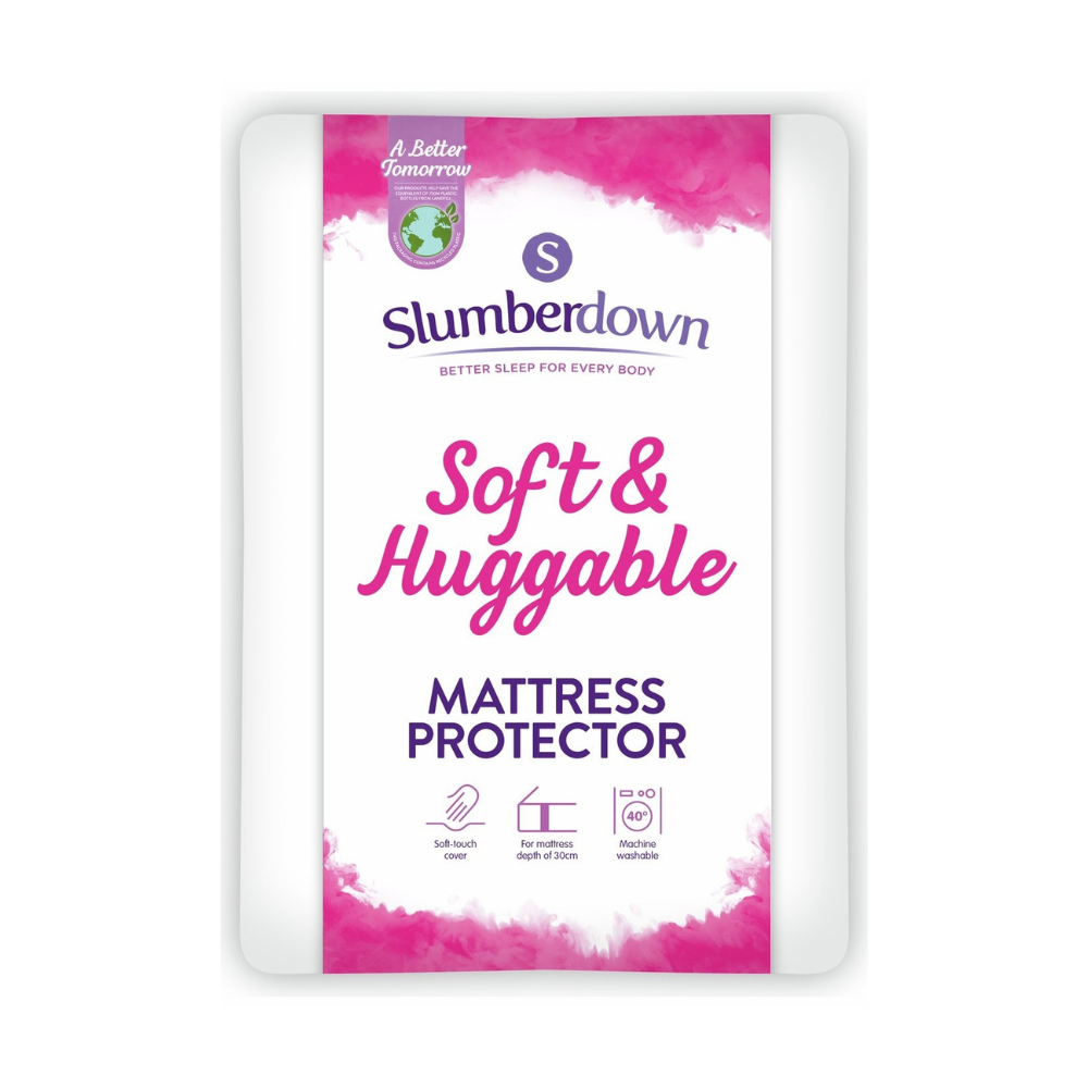 Slumberdown Soft and Huggable Mattress Protector - Kingsize 12252083