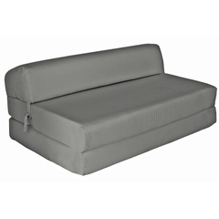 Kaikoo Small Double Fabric Chair Bed - Flint Grey 14255167