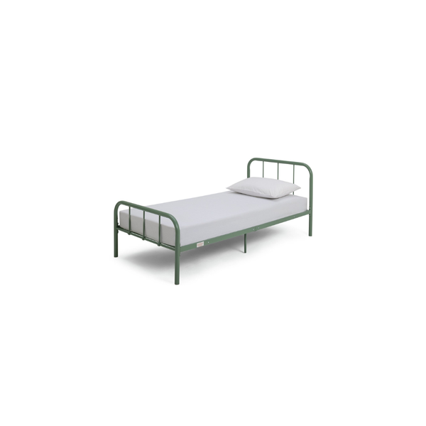 Charlie Single Metal Bed Frame - Green 13138986