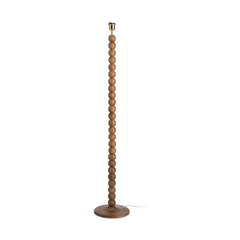 Habitat Bobbin Mango Wood Floor Lamp Base - Walnut 14724973