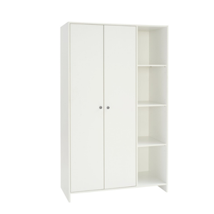 Seville 2 Door Open Shelf Wardrobe - White 17911972