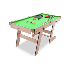 Hy-Pro 6ft Folding Snooker and Pool Table - Oak 17160644