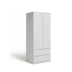 Jenson 2 Door 2 Drawer Wardrobe - Matte White 17570148
