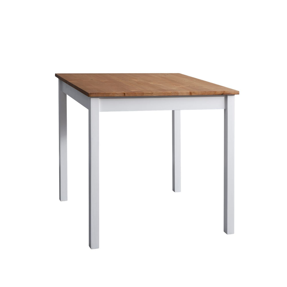 Bistro Table in White & Pine