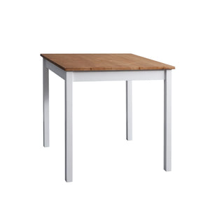 Bistro Table in White & Pine