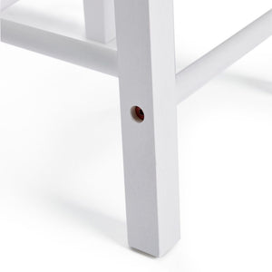 Habitat Pair of Wooden Bar Stools - Two Tone 18814889
