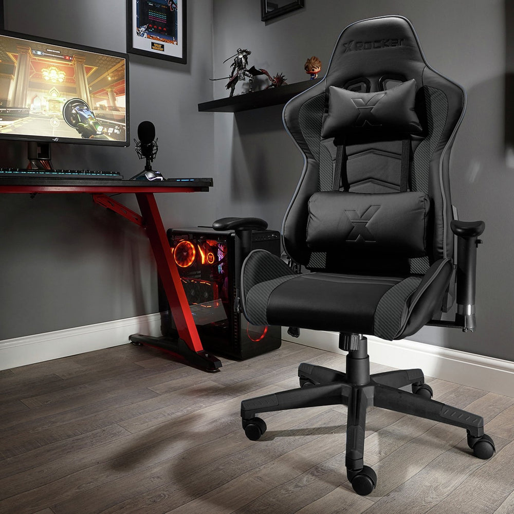 X Rocker Alpha eSports Office Gaming Chair -Black 18920560