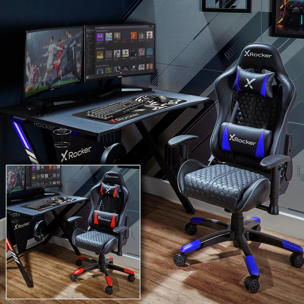 X Rocker Arteon Reversible Junior Gaming Chair - Black 15799323