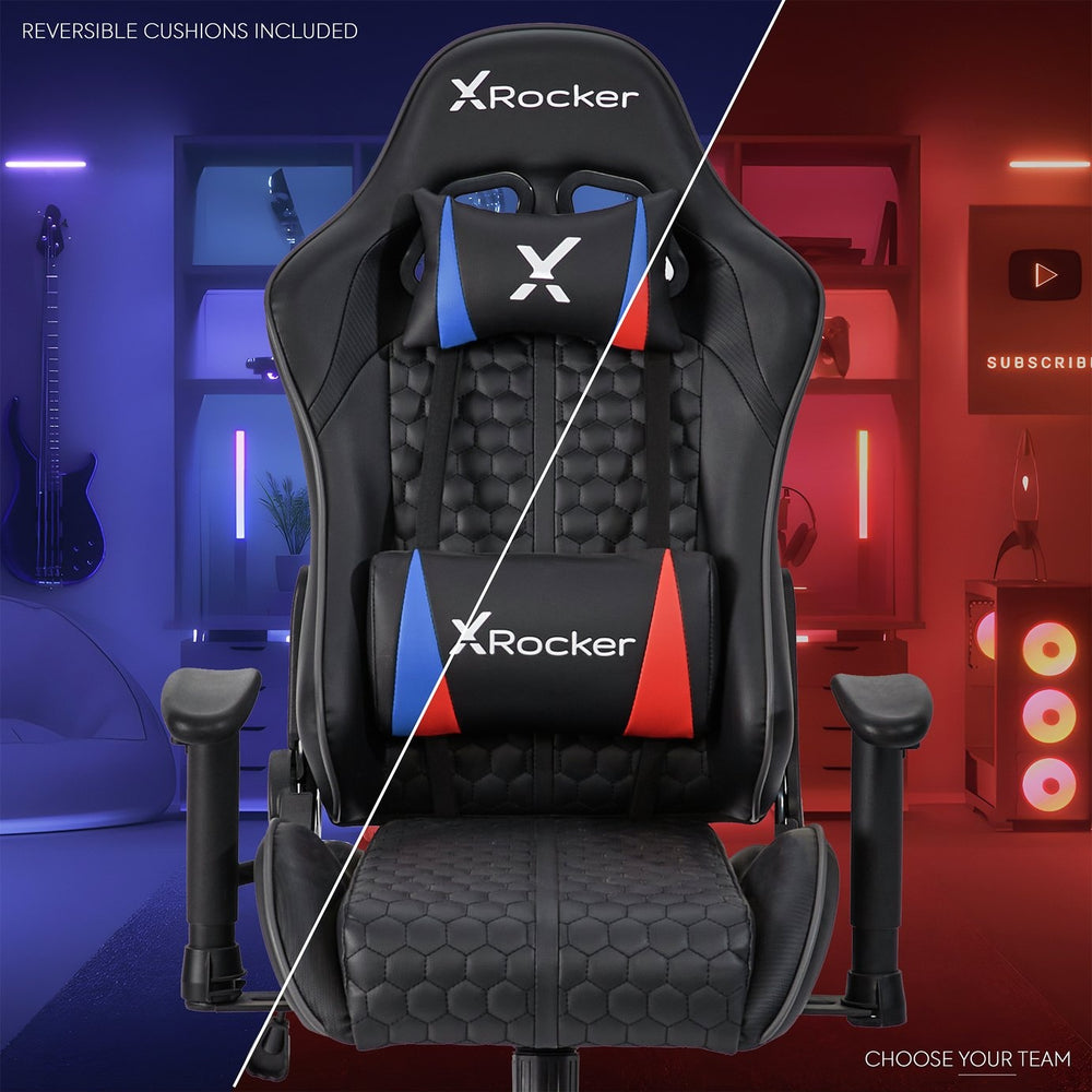 X Rocker Arteon Reversible Junior Gaming Chair - Black 15799323