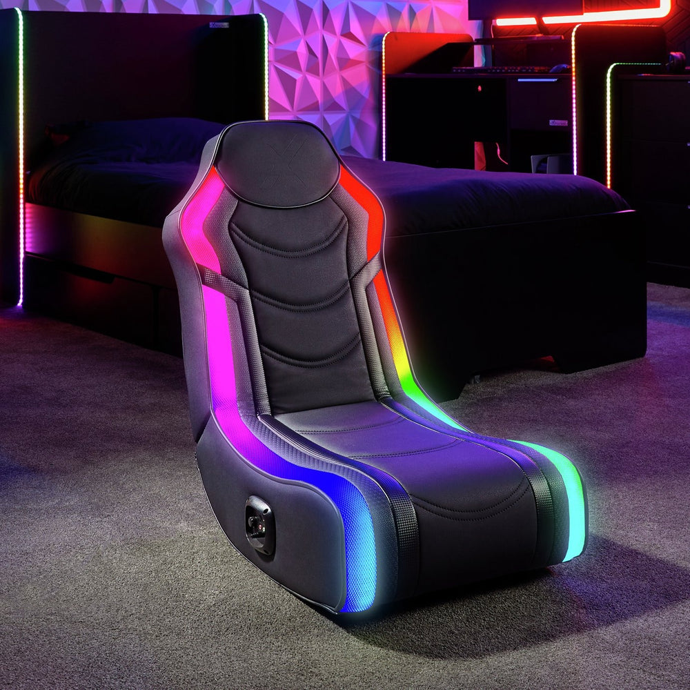 X Rocker Chimera MK2 RGB Sync Junior Floor Rocker - Black 15799536