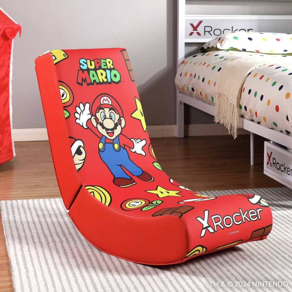X Rocker Power Up Edition Junior Gaming Chair - Mario 15799471