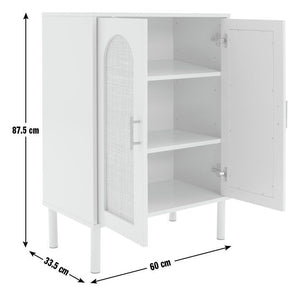 Habitat Monica 2 Door Shoe Storage Cabinet - Grey 15258716