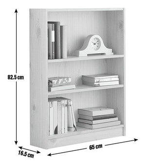 Apley Short Bookcase - White 16092115