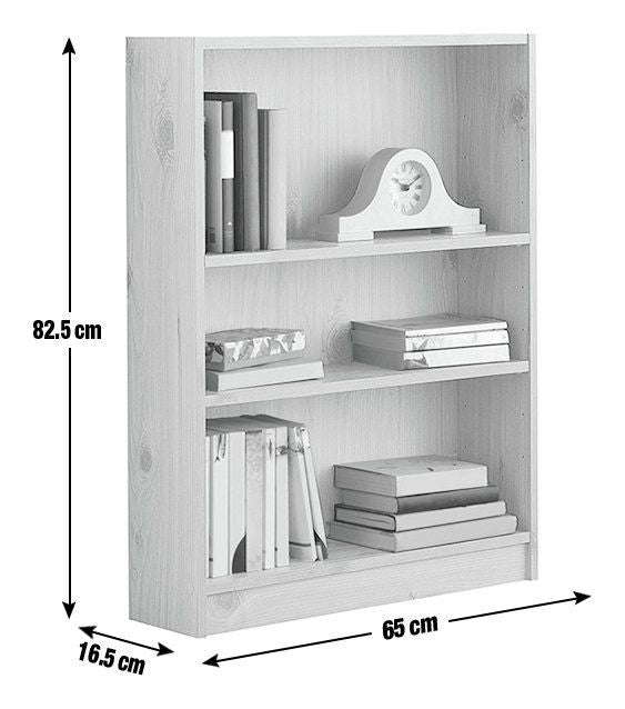 Apley Short Bookcase - White 16092115