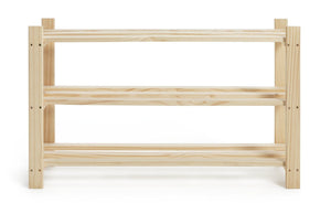 Karee 3 Shelf Shoe Storage Rack - Pine 13360761