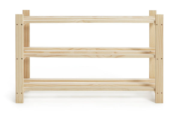 Karee 3 Shelf Shoe Storage Rack - Pine 13360761