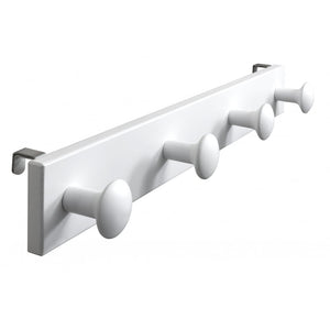 Coat Hook Peg Rail for Bunk Beds & Cabin Beds - White