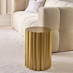Habitat Armina Side Table - Gold 17739240