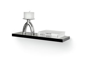 Jak 60cm Floating Shelf - Black Gloss 18753816