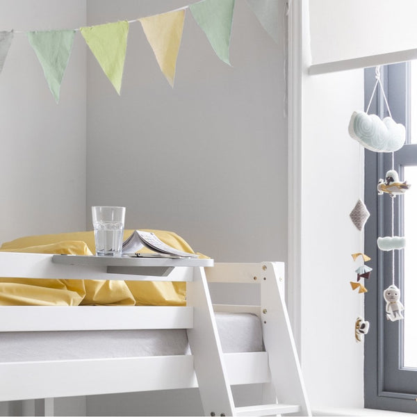 Frans Shelf for Cabin or Bunk Beds - White