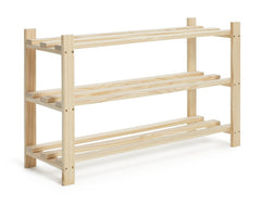 Karee 3 Shelf Shoe Storage Rack - Pine 13360761