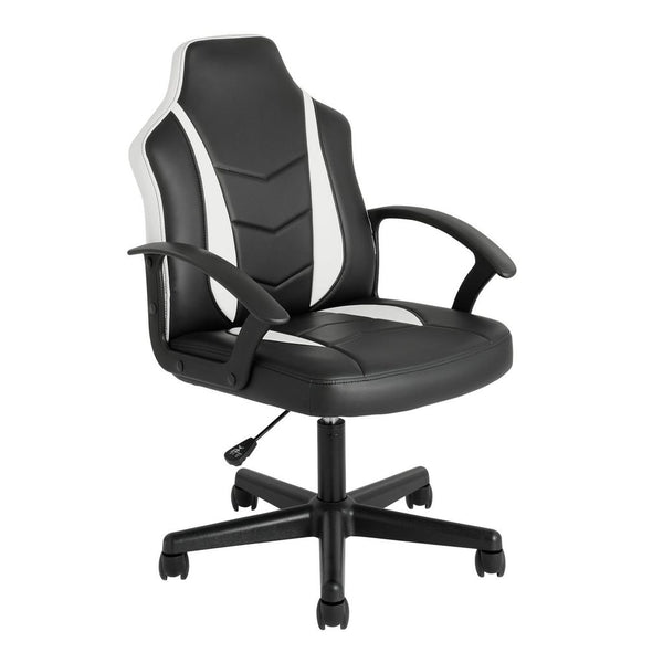 Faux Leather Gaming Chair - White 17652451