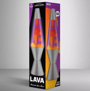 Radiance Lava Lamp 17in - Orange & Violet 18591463