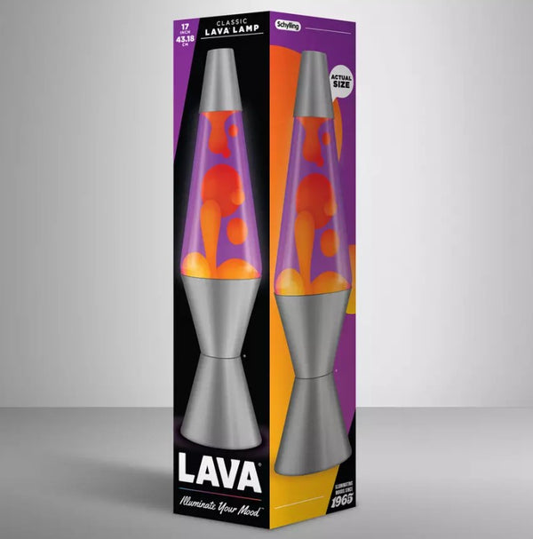 Radiance Lava Lamp 17in - Orange & Violet 18591463