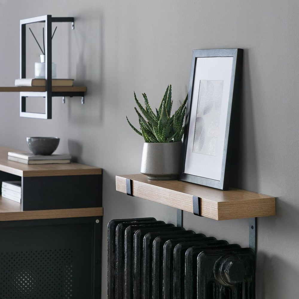 Loft Living 60cm Radiator Shelf - Oak 15664094