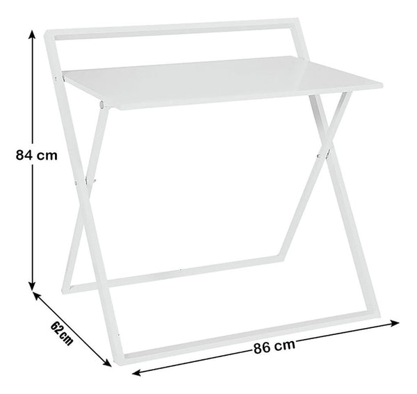 Habitat Compact Folding Office Desk - White 16174758