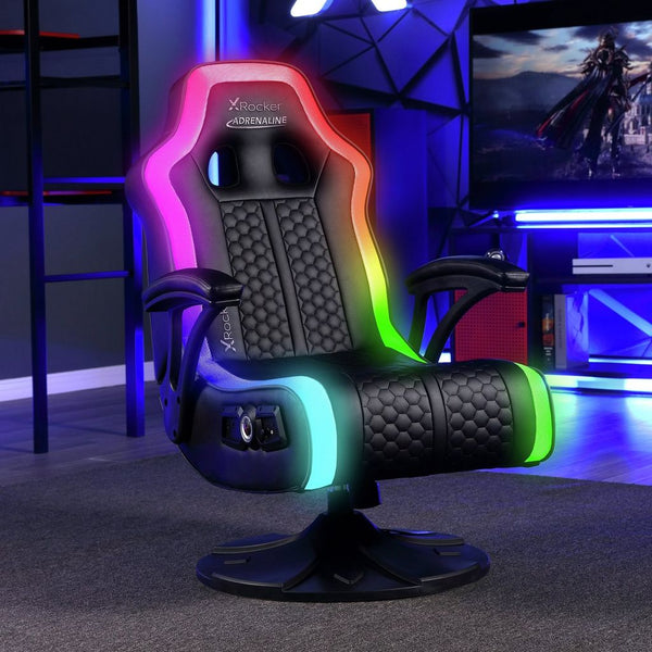 X Rocker Adrenaline RGB Stereo Gaming chair with LED Light 15799299