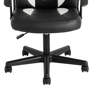 Faux Leather Gaming Chair - White 17652451