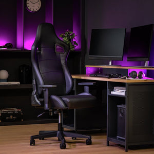 Veda Faux Leather Office Gaming Chair - Black 17085853