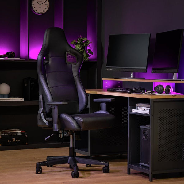 Veda Faux Leather Office Gaming Chair - Black 17085853